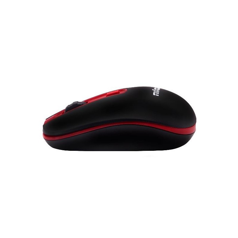 Nilox WIRELESS BLACK RED 1000 DPI mouse Wi-Fi Ottico 1600 DPI