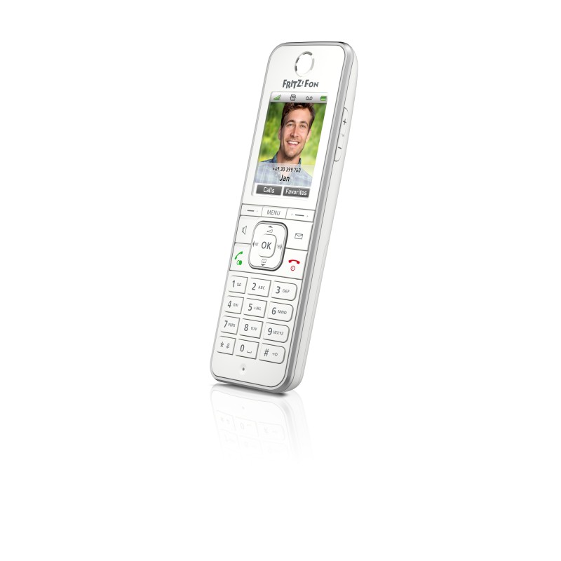 FRITZ!Fon C6 International Telefono DECT Identificatore di chiamata Bianco