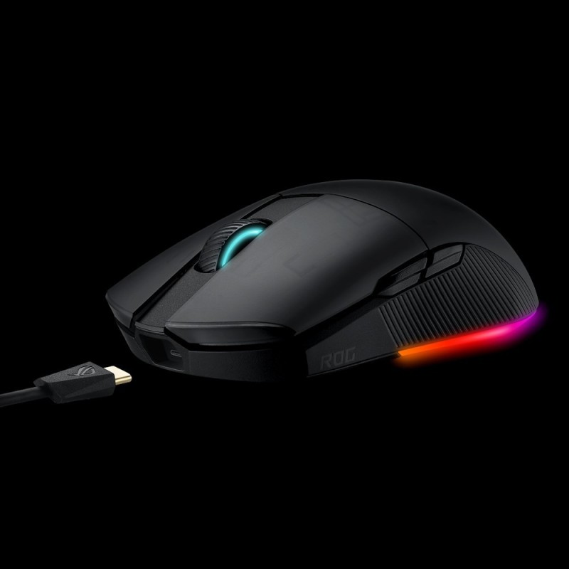 ASUS ROG Pugio II mouse Ambidestro RF Wireless + Bluetooth + USB Type-A Ottico 16000 DPI