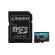 Kingston Technology Scheda microSDXC Canvas Go Plus 170R A2 U3 V30 da 128GB + adattatore