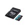 Kingston Technology Scheda microSDXC Canvas Go Plus 170R A2 U3 V30 da 128GB + adattatore