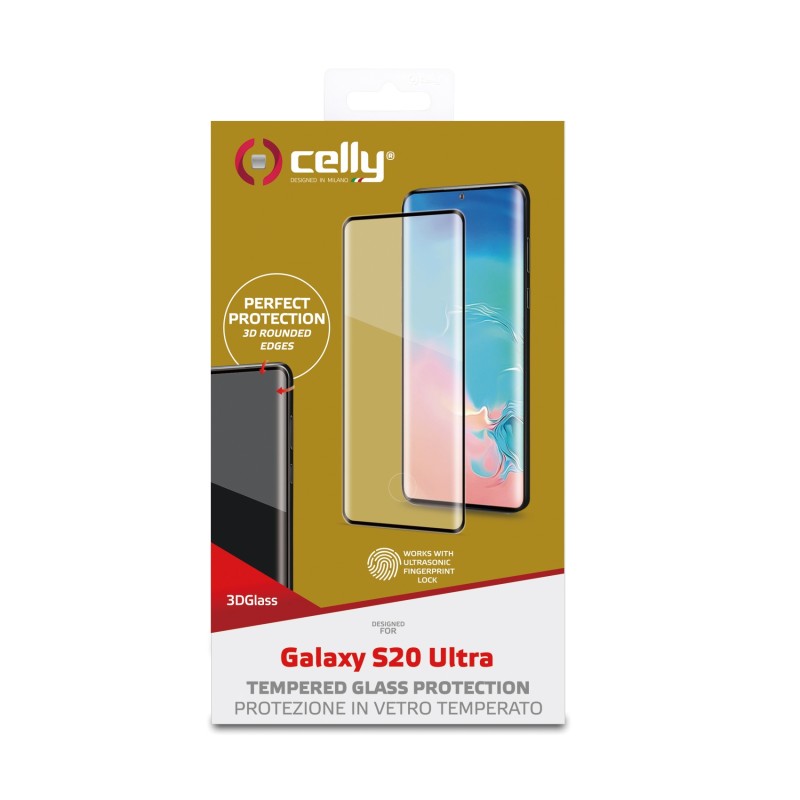 Celly 3DGLASS991BK protezione per lo schermo e il retro dei telefoni cellulari Pellicola proteggischermo trasparente Samsung 1