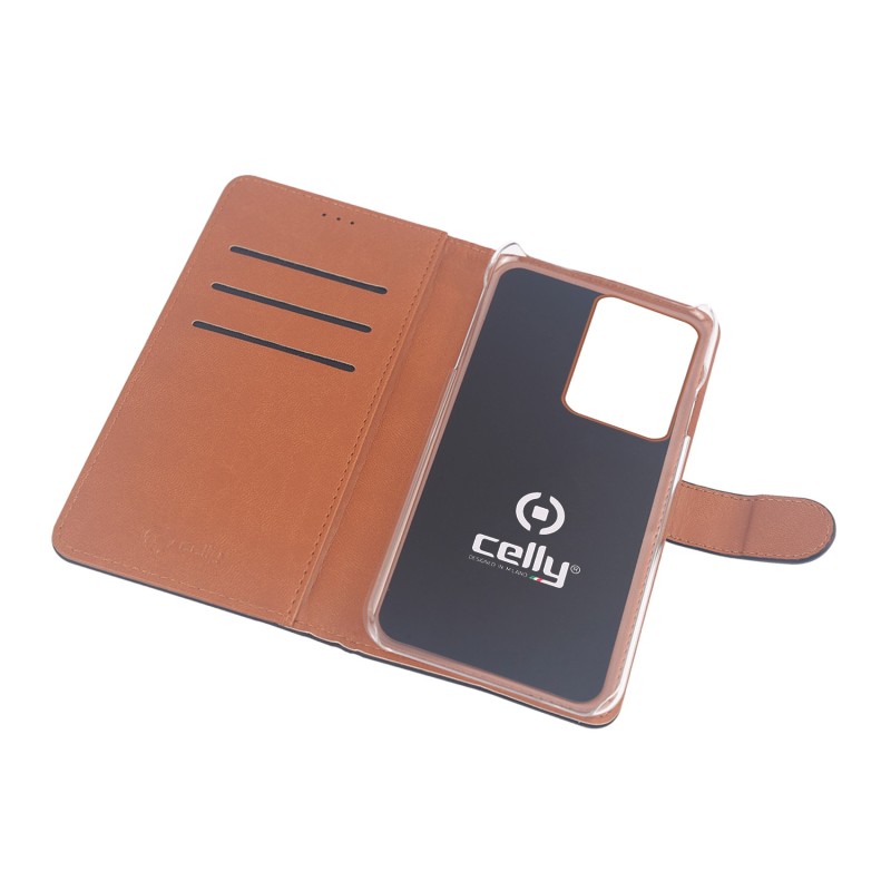 Celly WALLY custodia per cellulare 17,5 cm (6.9") Custodia a borsellino Nero