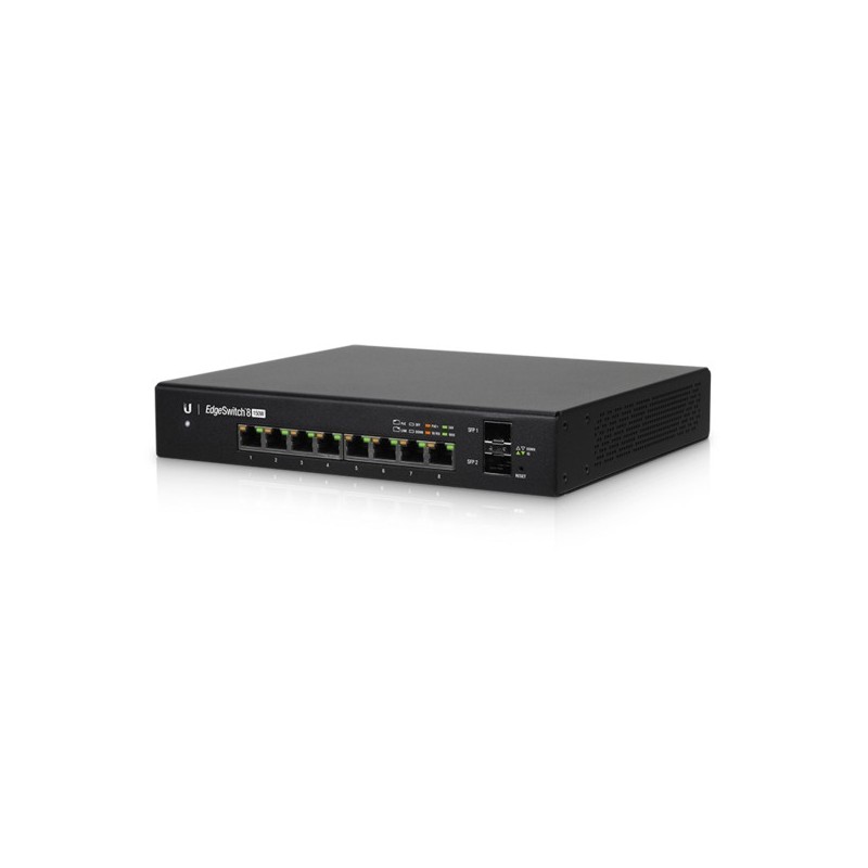 Ubiquiti EdgeSwitch 8 150W Gestito L2 L3 Gigabit Ethernet (10 100 1000) Supporto Power over Ethernet (PoE) Nero