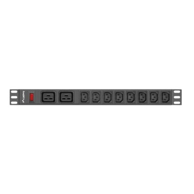 Lanberg PDU-02I1908I-0200-C20-BK unità di distribuzione dell'energia (PDU) 10 presa(e) AC 1U Nero