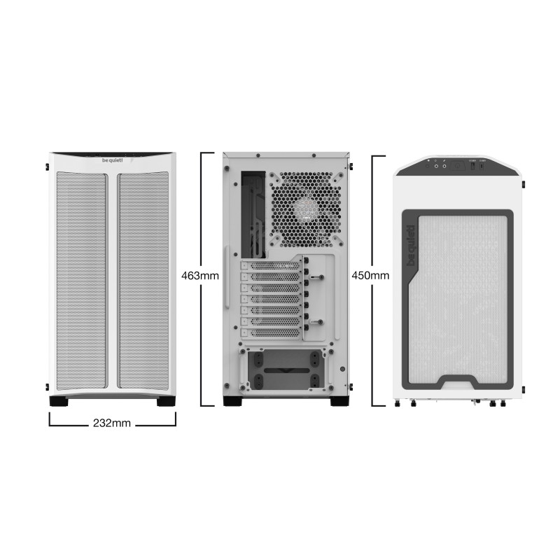 be quiet! Pure Base 500DX Midi Tower Bianco