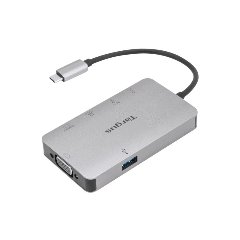 Targus DOCK419 Cablato USB 3.2 Gen 1 (3.1 Gen 1) Type-C Grigio