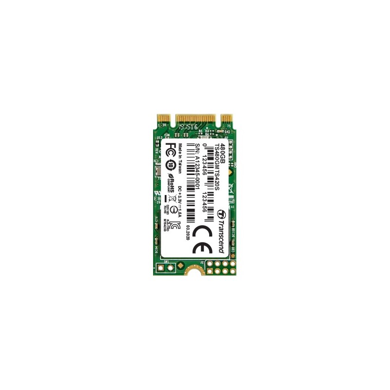 Transcend 420S M.2 480 GB Serial ATA III 3D NAND