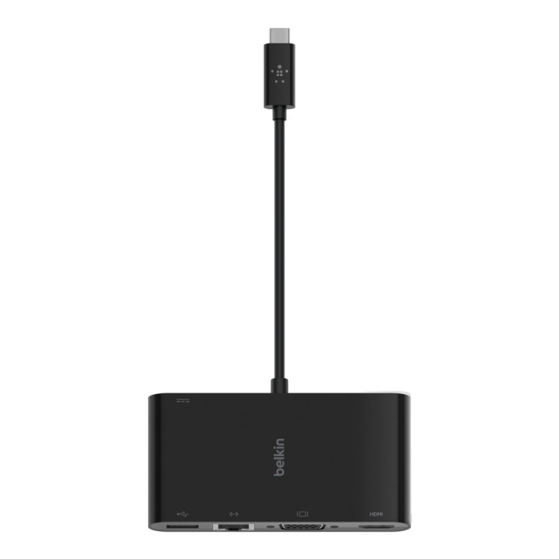 Belkin AVC004BTBK replicatore di porte e docking station per laptop USB 3.2 Gen 1 (3.1 Gen 1) Type-C Nero