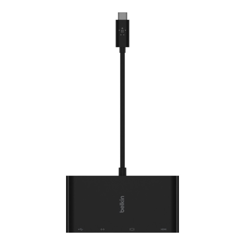 Belkin AVC005BTBK replicatore di porte e docking station per laptop Cablato USB 3.2 Gen 1 (3.1 Gen 1) Type-C Nero