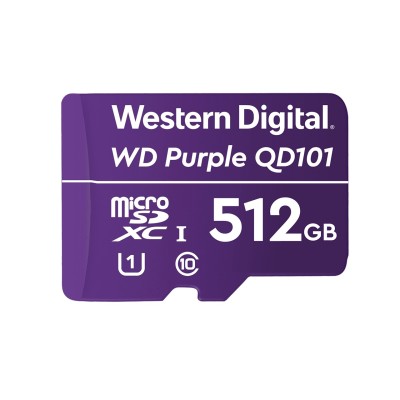 Western Digital WD Purple SC QD101 512 GB MicroSDXC Classe 10