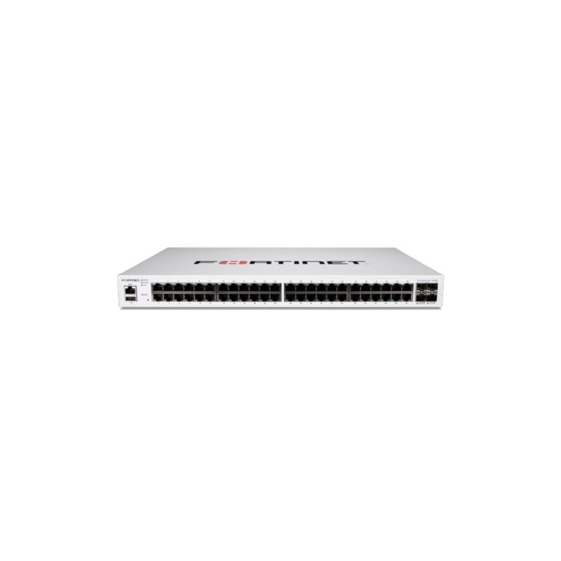 Fortinet FortiSwitch 448E Gigabit Ethernet (10 100 1000) 1U Bianco