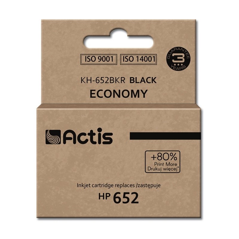 Actis KH-652BKR cartuccia d'inchiostro 1 pz Compatibile Resa standard Nero