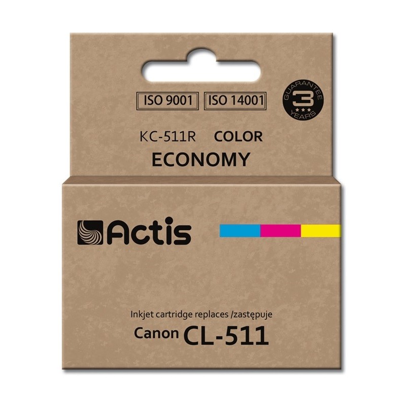 Actis KC-511R cartuccia d'inchiostro 1 pz Compatibile Resa standard Ciano, Magenta, Giallo