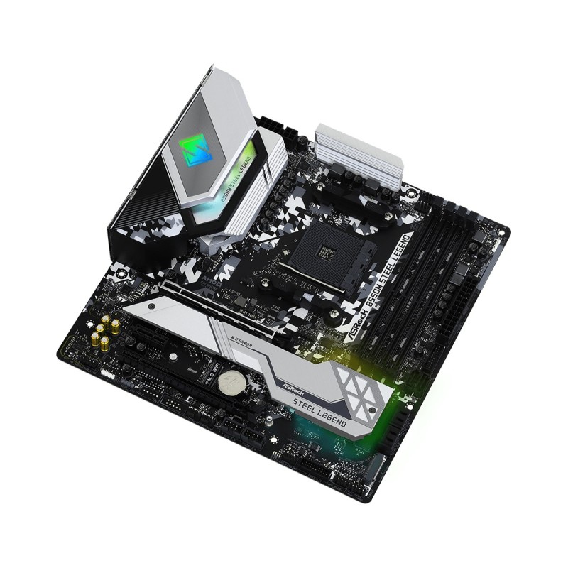 Asrock B550M Steel Legend AMD B550 Socket AM4 micro ATX