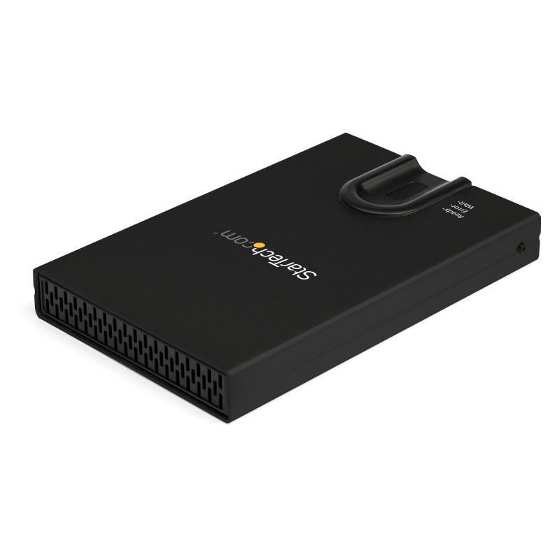 StarTech.com Box esterno hard disk con crittografia - Accesso tramite impronta digitale - Per unità SATA da 2,5"