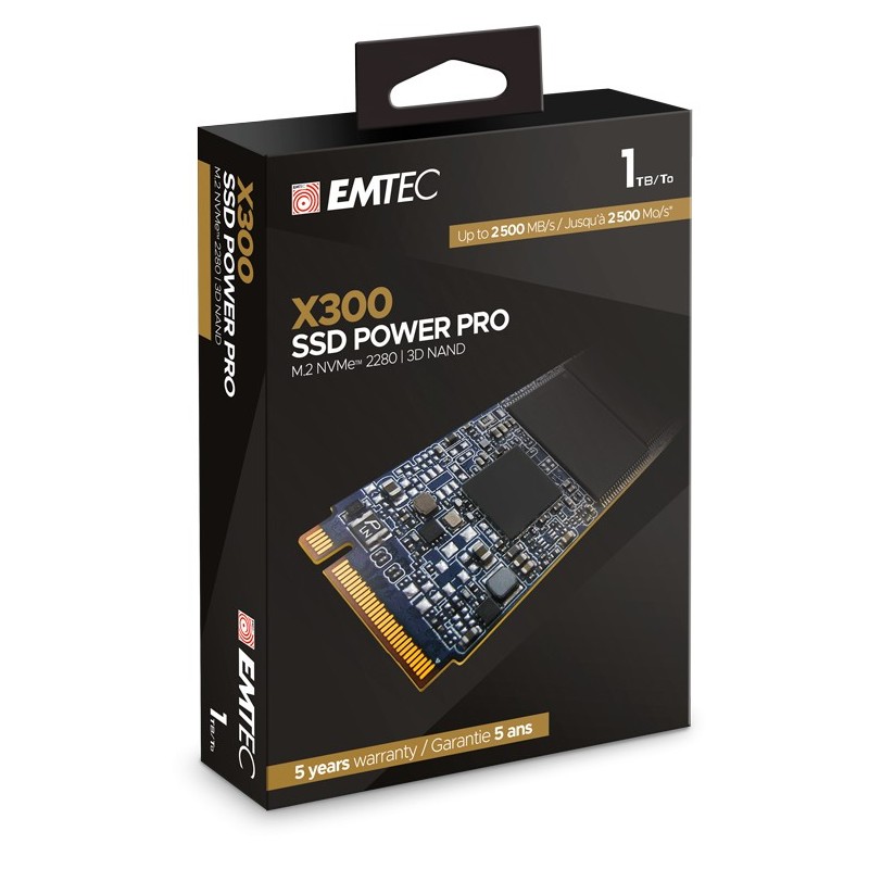 Emtec X300 M.2 1 TB PCI Express 3.0 3D NAND NVMe