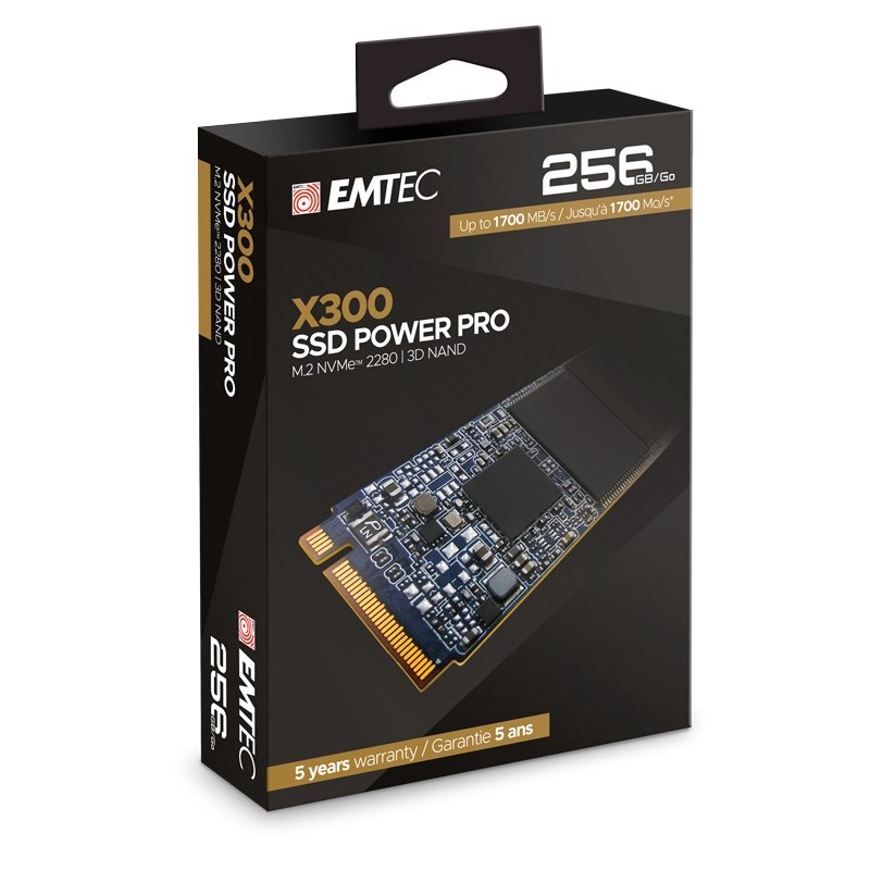 Emtec X300 M.2 256 GB PCI Express 3.0 NVMe 3D NAND