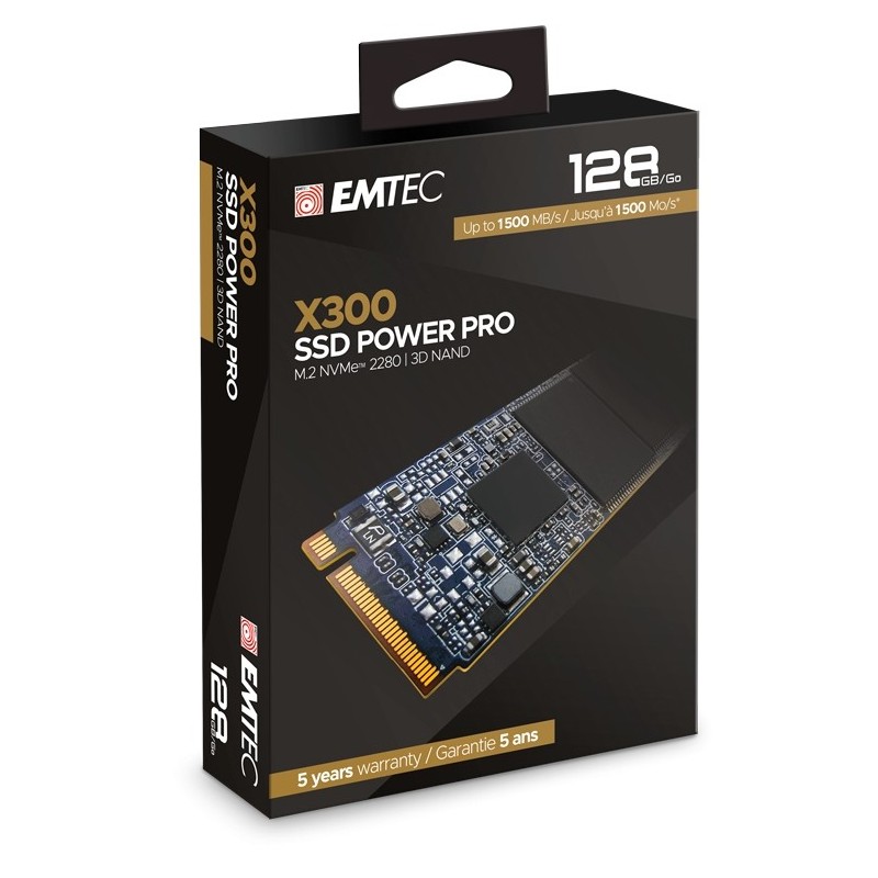 Emtec X300 M.2 128 GB PCI Express 3.0 NVMe 3D NAND