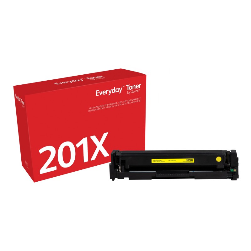 Everyday Toner ™ di Xerox Giallo compatibile con HP 201X (CF402X  CRG-045HY), High capacity