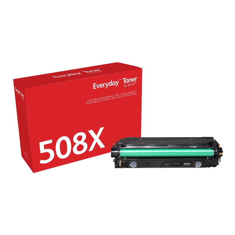 Everyday Toner ™ di Xerox Nero compatibile con HP 508X (CF360X  CRG-040HBK), High capacity