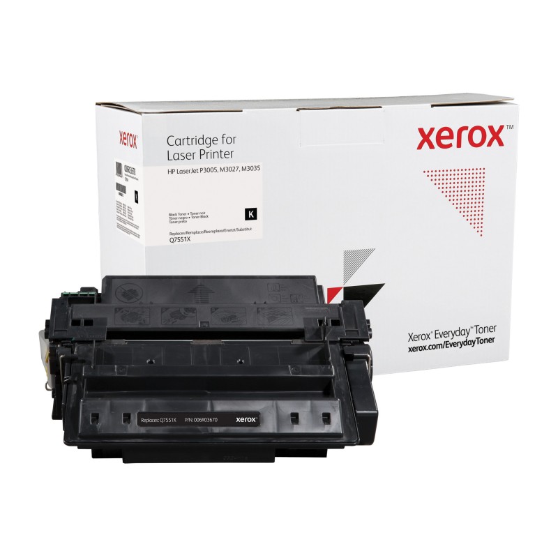 Everyday Toner ™ di Xerox Nero compatibile con HP 51X (Q7551X), High capacity