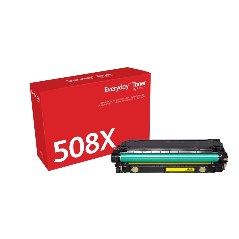 Everyday Toner ™ di Xerox Giallo compatibile con HP 508X (CF362X  CRG-040HY), High capacity