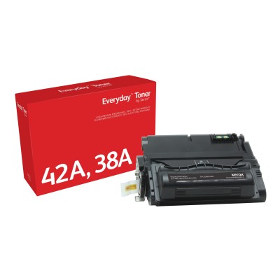 Everyday Toner ™ di Xerox Nero compatibile con HP 42A 38A (Q5942A  Q1338A), Capacità standard
