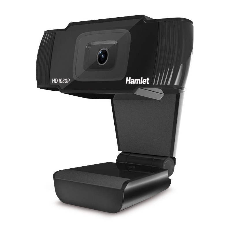 Hamlet HWCAM1080 webcam 2 MP 1920 x 1080 Pixel USB 2.0 Nero