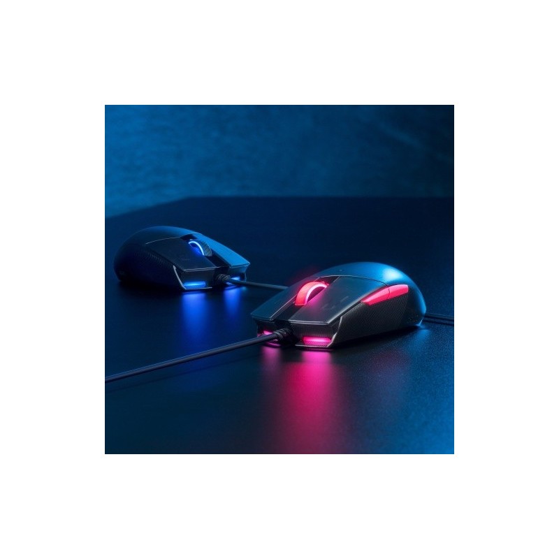 ASUS ROG Strix Impact II Electro Punk mouse USB tipo A Ottico 6200 DPI