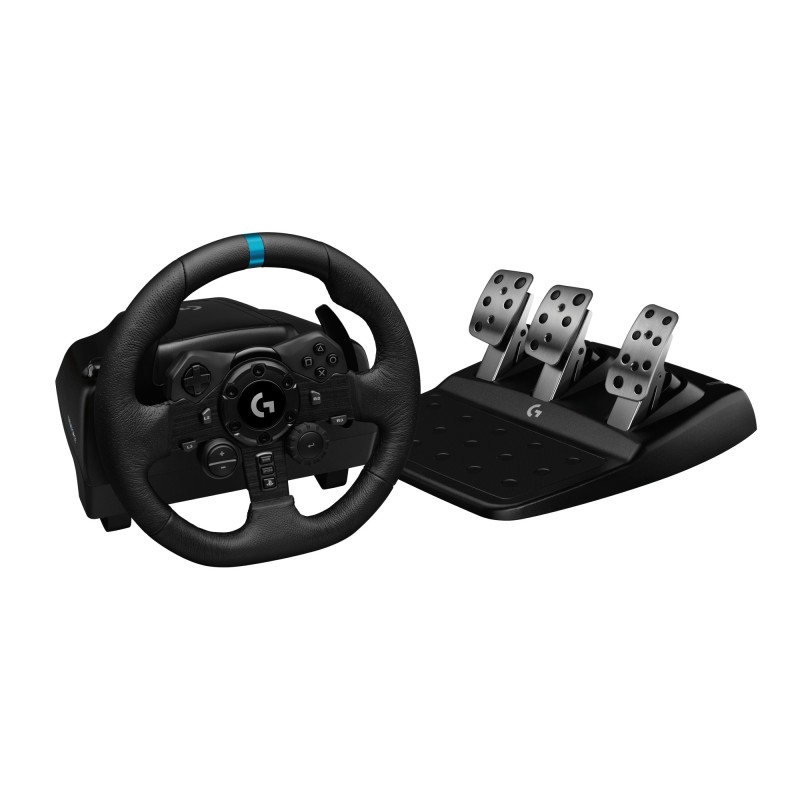 Logitech G G923 Nero USB 2.0 Sterzo + Pedali Analogico Digitale PC, PlayStation 4, PlayStation 5