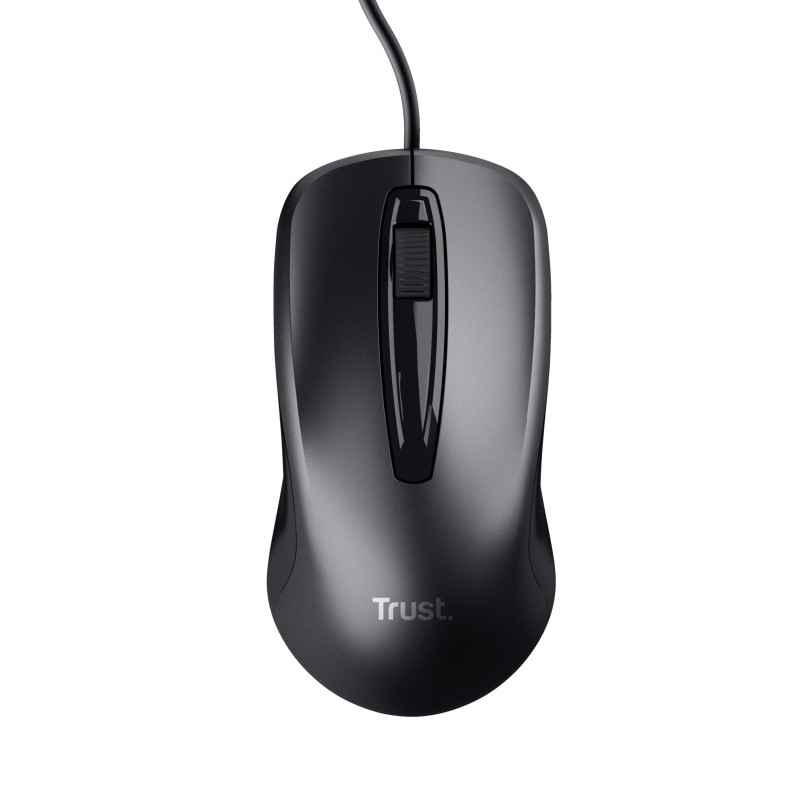 Trust Carve mouse Ambidestro USB tipo A Ottico 1200 DPI