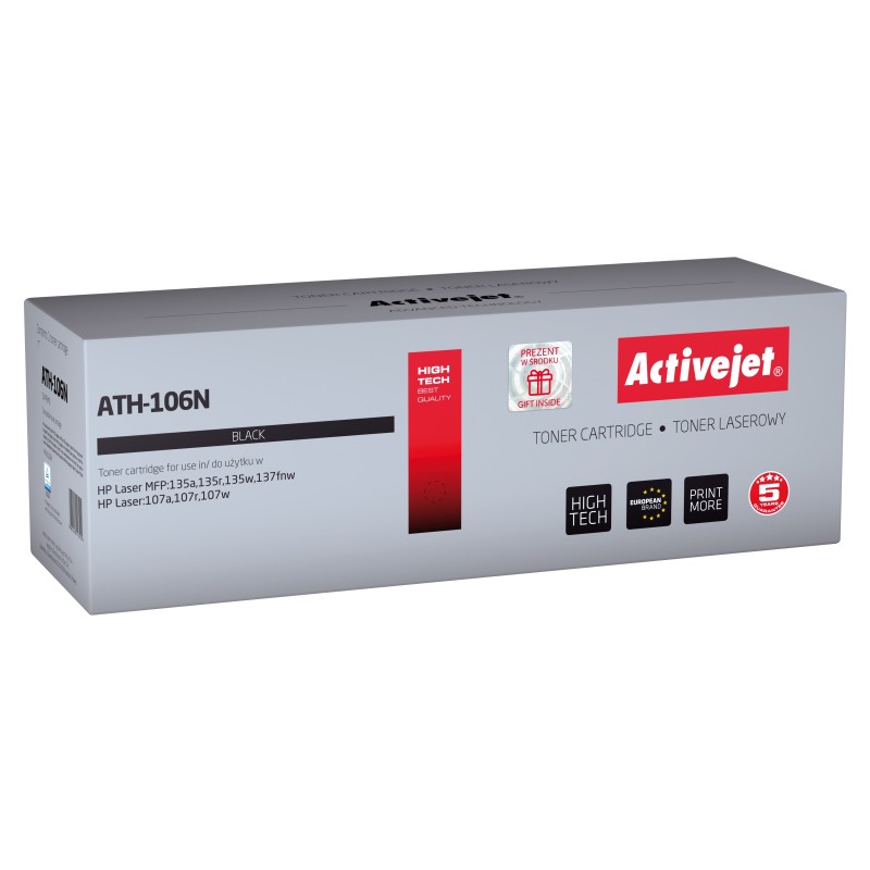 Activejet ATH-106N cartuccia toner 1 pz Compatibile Nero