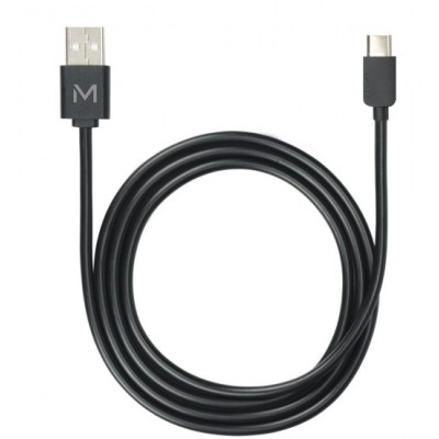 Mobilis 001278 cavo USB 1 m USB A USB C Lightning Nero