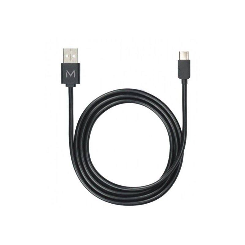 Mobilis 001278 cavo USB 1 m USB A USB C Lightning Nero