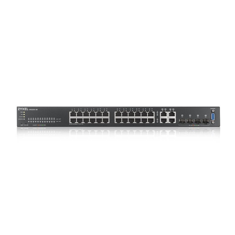 Zyxel GS2220-28-EU0101F switch di rete Gestito L2 Gigabit Ethernet (10 100 1000) Nero