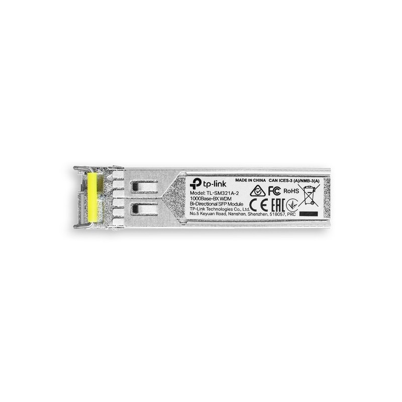 TP-Link TL-SM321A modulo del ricetrasmettitore di rete Fibra ottica 1250 Mbit s SFP