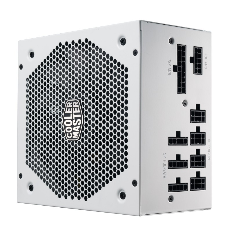 Cooler Master V650 Gold-V2 White Edition alimentatore per computer 650 W 24-pin ATX ATX Bianco