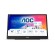 AOC 16T2 Monitor PC 39,6 cm (15.6") 1920 x 1080 Pixel Full HD LED Touch screen Nero