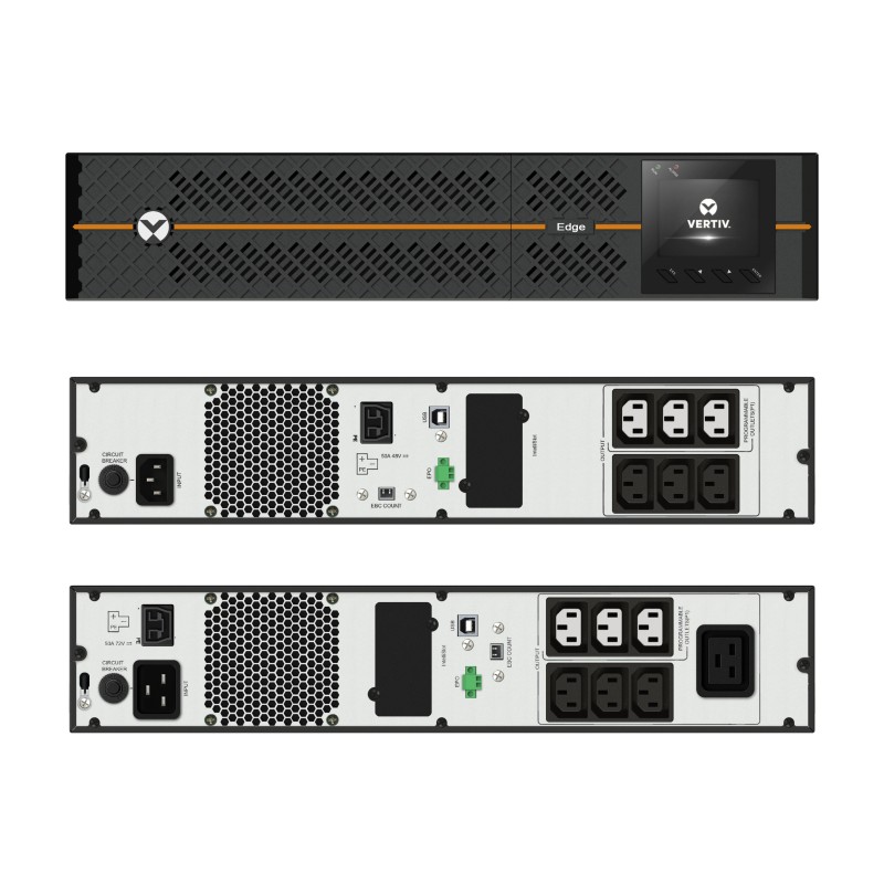 Vertiv Liebert UPS Edge, 1500VA 1350W, Line Interactive, AVR, montaggio Tower Rack