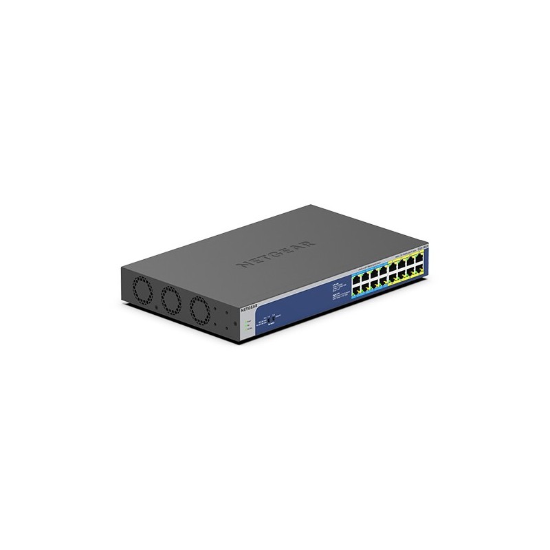 NETGEAR GS516UP Non gestito Gigabit Ethernet (10 100 1000) Supporto Power over Ethernet (PoE) Grigio