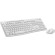 Logitech MK295 Silent Wireless Combo tastiera Mouse incluso USB QWERTZ Tedesco Bianco