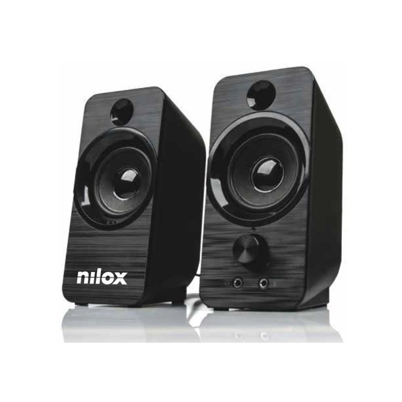 Nilox CASSE ACUSTICHE PC 6W altoparlante 1-via Nero Cablato 3 W