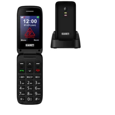 Saiet SCUDOtre 6,1 cm (2.4") 100 g Nero