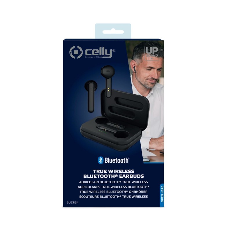 Celly Buz 1 Auricolare Wireless In-ear Musica e Chiamate Micro-USB Bluetooth Nero