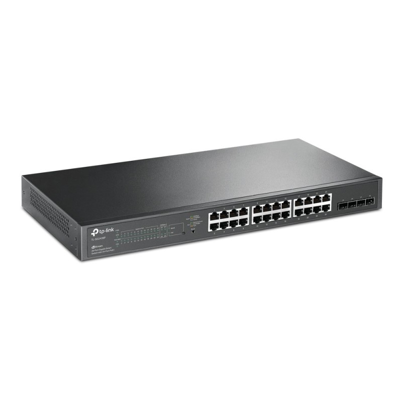 TP-Link JetStream TL-SG2428P switch di rete Gestito L2 L2+ Gigabit Ethernet (10 100 1000) Supporto Power over Ethernet (PoE) 1U