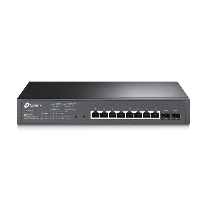 TP-Link JetStream TL-SG2210MP switch di rete Gestito L2 L2+ Gigabit Ethernet (10 100 1000) Supporto Power over Ethernet (PoE)