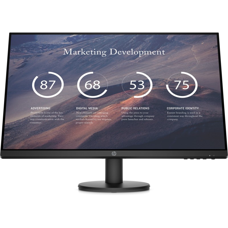 HP P27v G4 Monitor PC 68,6 cm (27") 1920 x 1080 Pixel Full HD LCD Nero