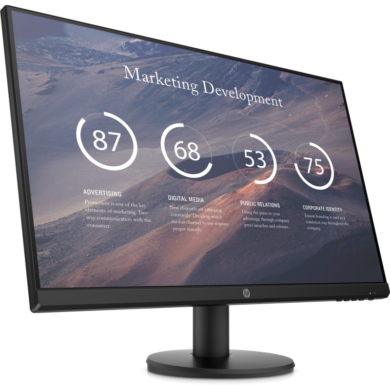 HP P27v G4 Monitor PC 68,6 cm (27") 1920 x 1080 Pixel Full HD LCD Nero