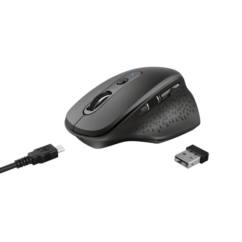 Trust Ozaa mouse Mano destra RF Wireless Ottico 2400 DPI